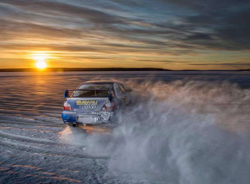 Rally Cars on Ice